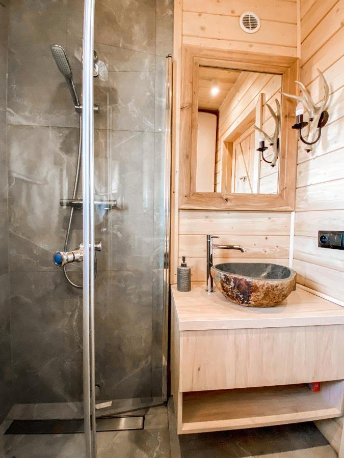 Osada Janosika Jacuzzi Drewniany Domek Na Odludziu Klikuszowa Exteriér fotografie